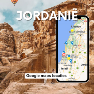 Jordanie Google maps kaart