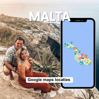 Google maps kaart Malta