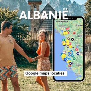 Albanie Google maps kaart