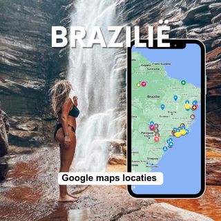 Brazilie Google maps kaart