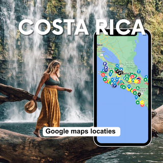 Costa Rica Google maps kaart